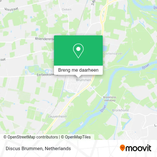 Discus Brummen kaart