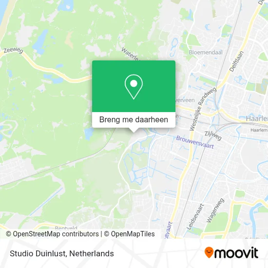 Studio Duinlust kaart