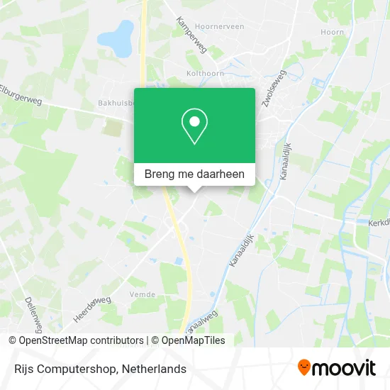 Rijs Computershop kaart