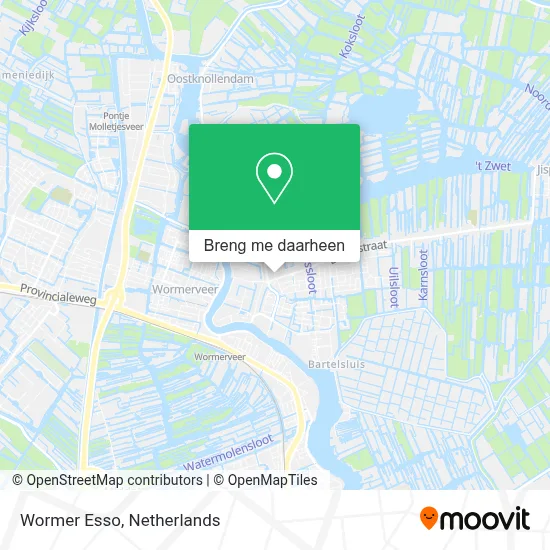 Wormer Esso kaart