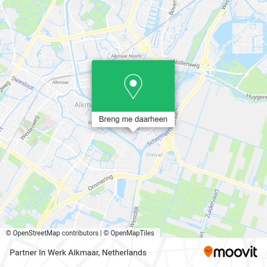 Partner In Werk Alkmaar kaart