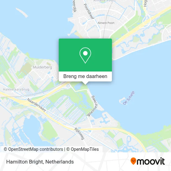 Hamilton Bright kaart