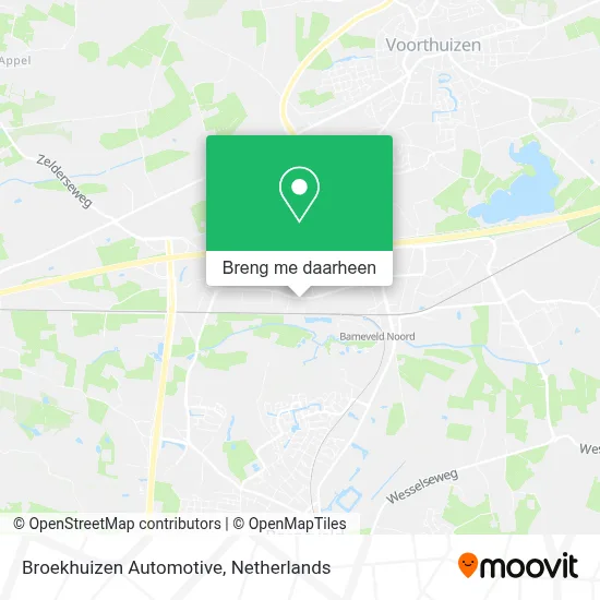 Broekhuizen Automotive kaart