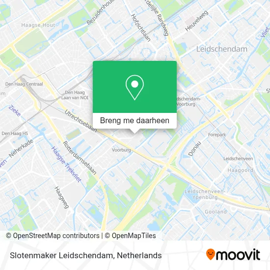 Slotenmaker Leidschendam kaart