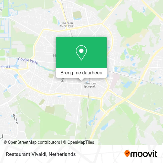 Restaurant Vivaldi kaart
