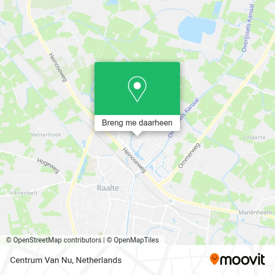 Centrum Van Nu kaart