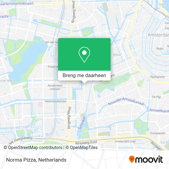 Norma Pizza kaart