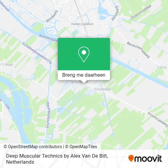 Deep Muscular Technics by Alex Van De Bilt kaart