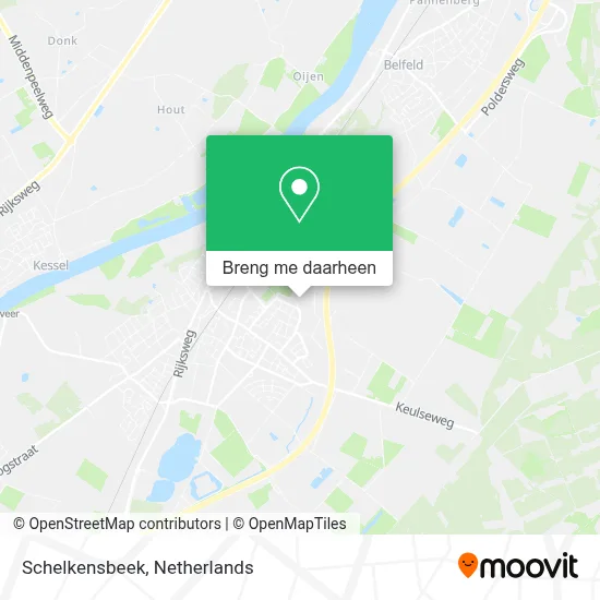 Schelkensbeek kaart