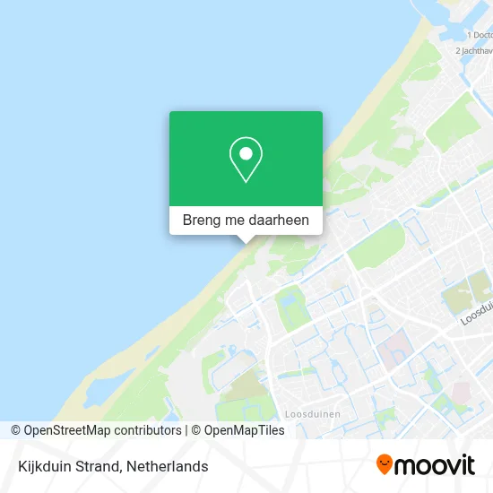 Kijkduin Strand kaart
