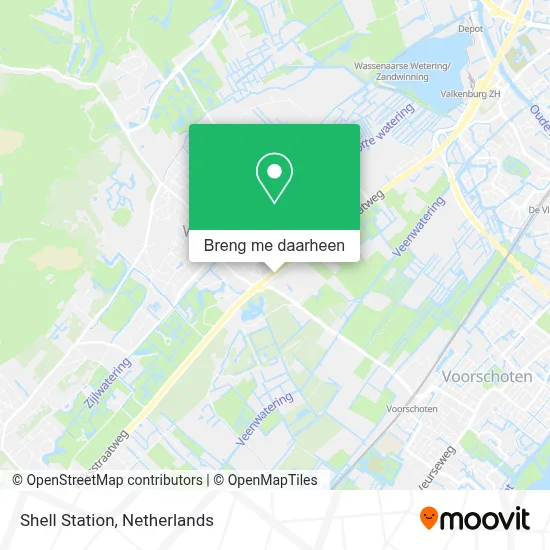 Shell Station kaart