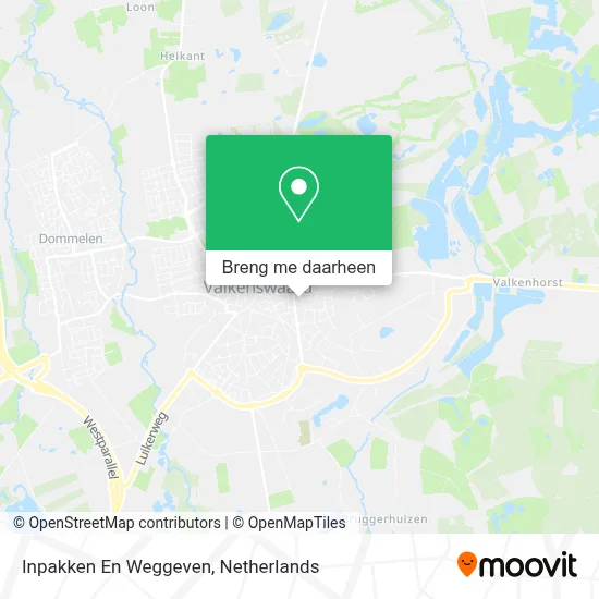 Inpakken En Weggeven kaart
