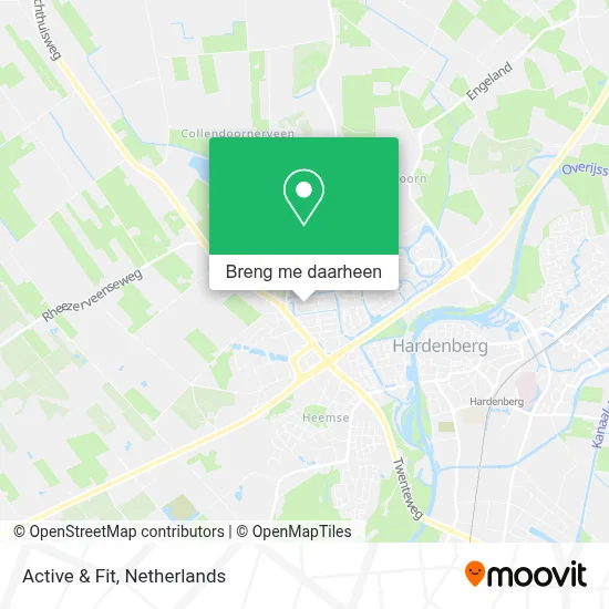 Active & Fit kaart