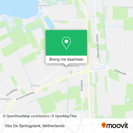 Obs De Springplank kaart
