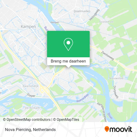 Nova Piercing kaart