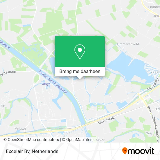 Excelair Bv kaart