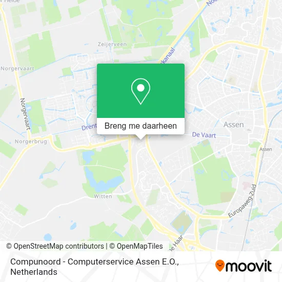 Compunoord - Computerservice Assen E.O. kaart