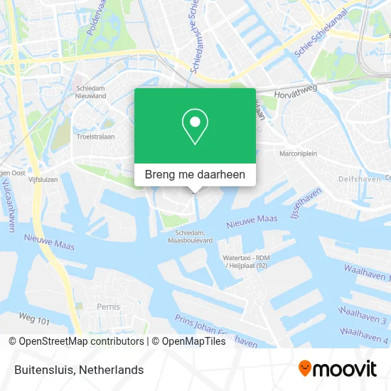 Buitensluis kaart
