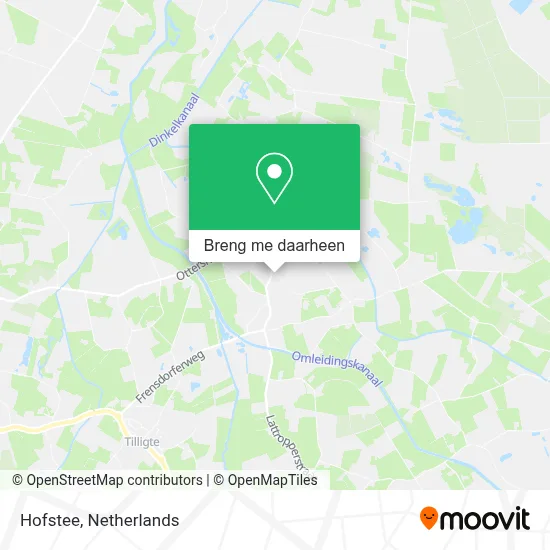 Hofstee kaart