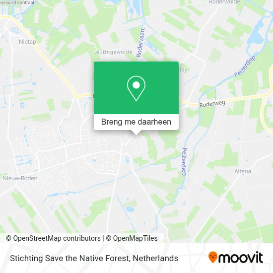 Stichting Save the Native Forest kaart