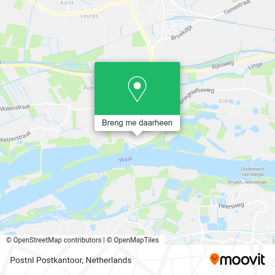 Postnl Postkantoor kaart