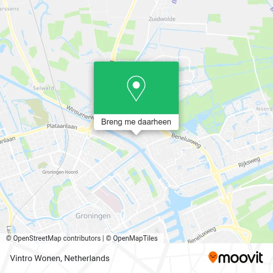 Vintro Wonen kaart