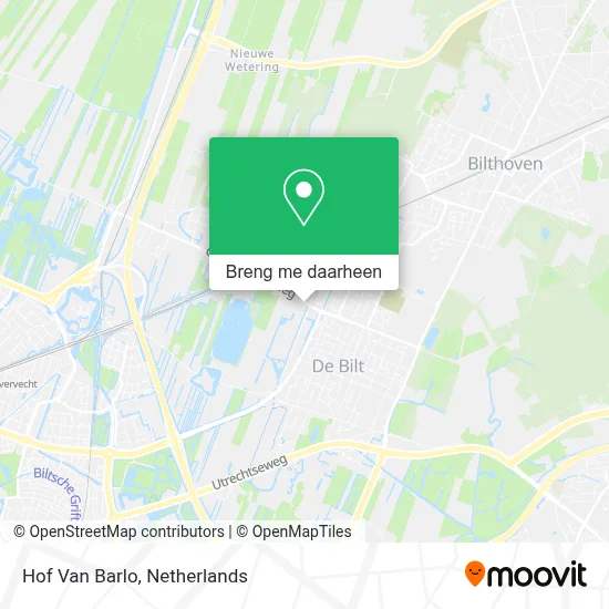Hof Van Barlo kaart