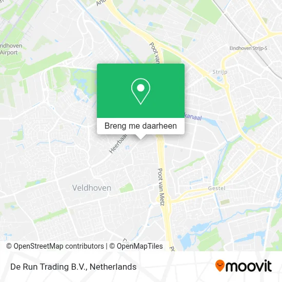 De Run Trading B.V. kaart