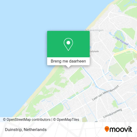 Duinstrip kaart