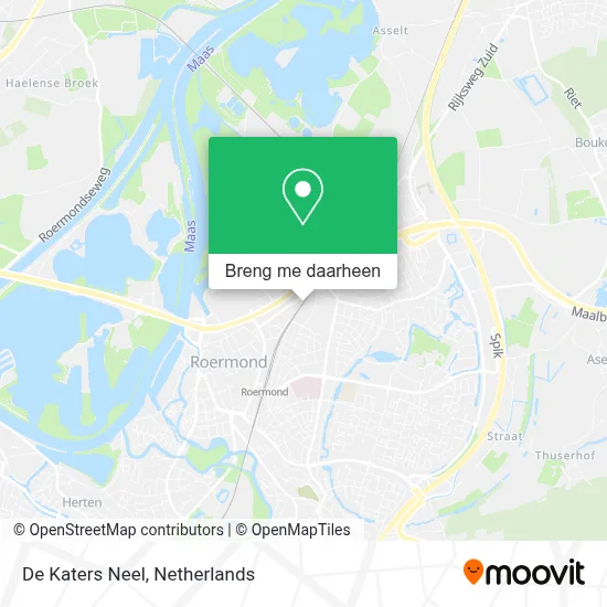 De Katers Neel kaart