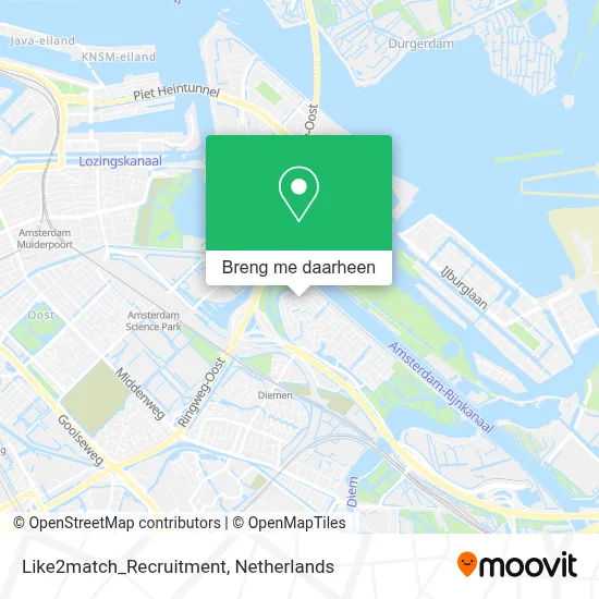 Like2match_Recruitment kaart
