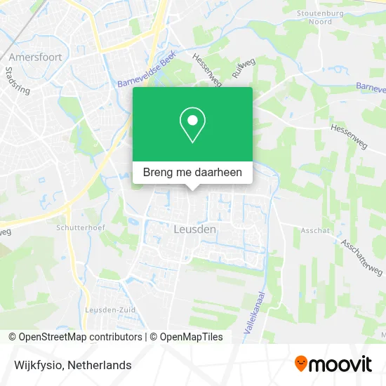 Wijkfysio kaart