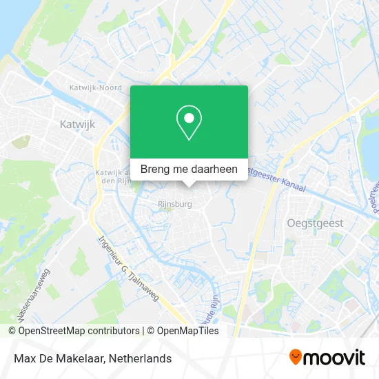 Max De Makelaar kaart