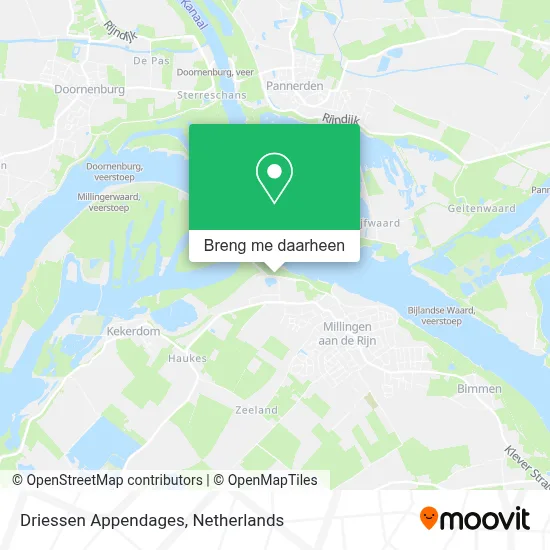 Driessen Appendages kaart
