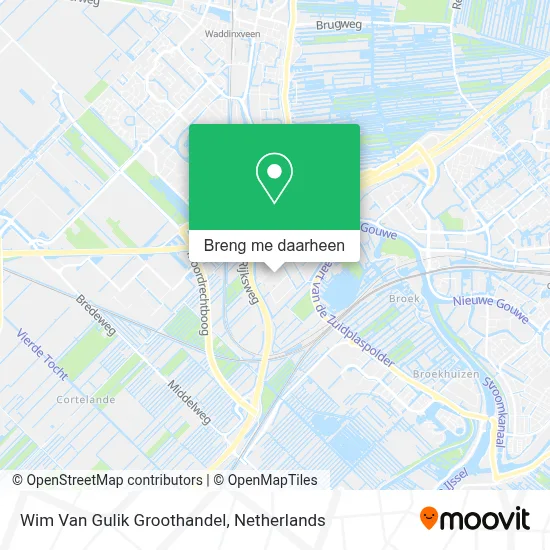 Wim Van Gulik Groothandel kaart