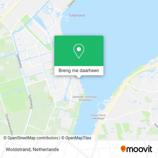 Woldstrand kaart