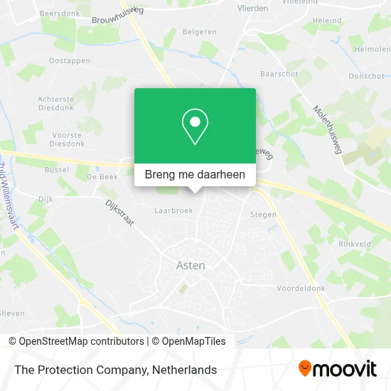 The Protection Company kaart