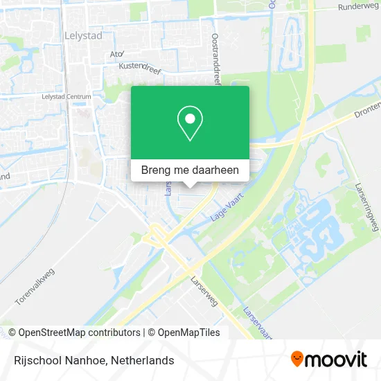 Rijschool Nanhoe kaart