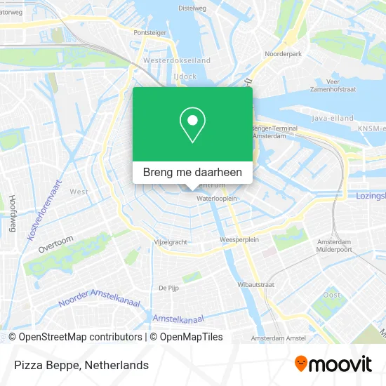 Pizza Beppe kaart