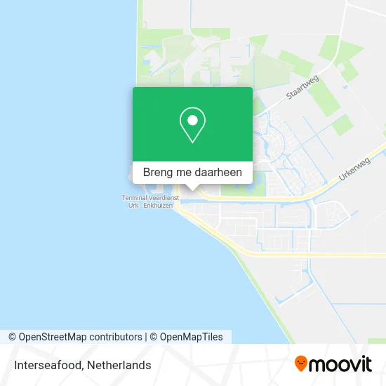 Interseafood kaart