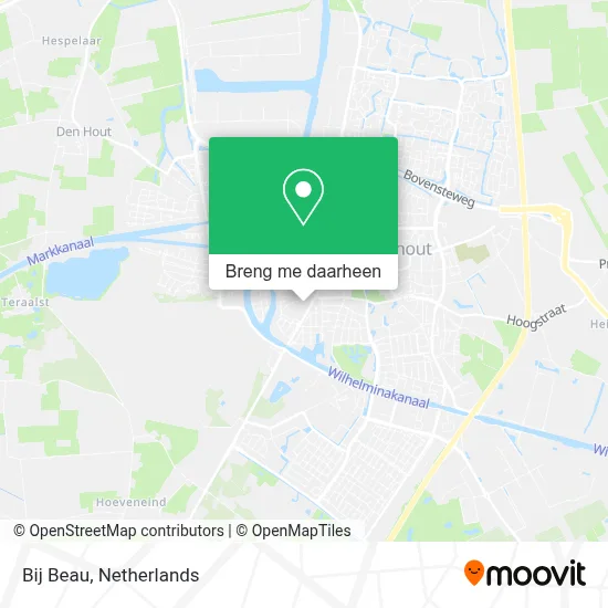 Bij Beau kaart