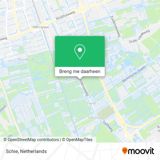 Schie kaart
