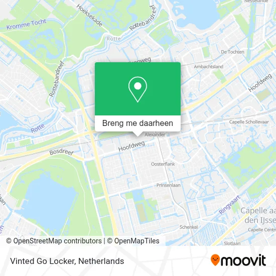 Vinted Go Locker kaart