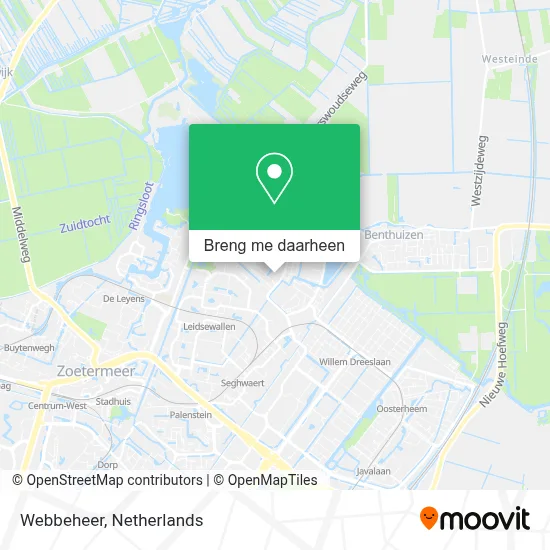 Webbeheer kaart
