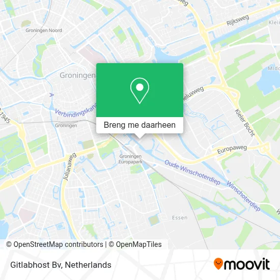 Gitlabhost Bv kaart