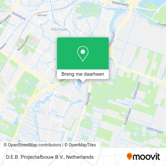 D.E.B. Projectafbouw B.V. kaart
