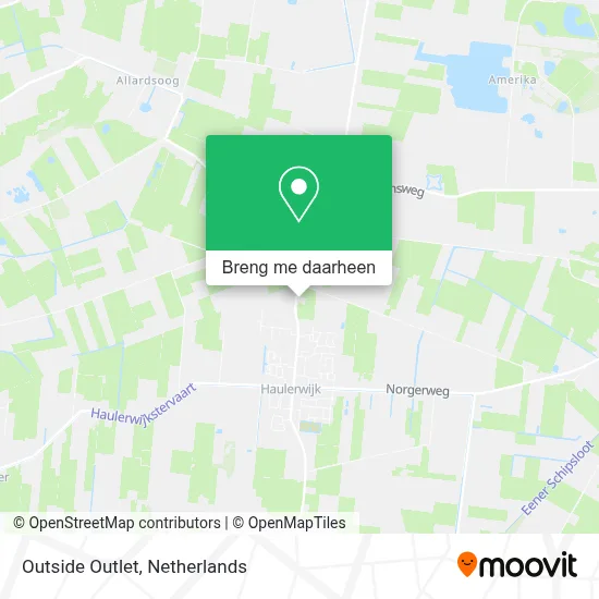 Outside Outlet kaart