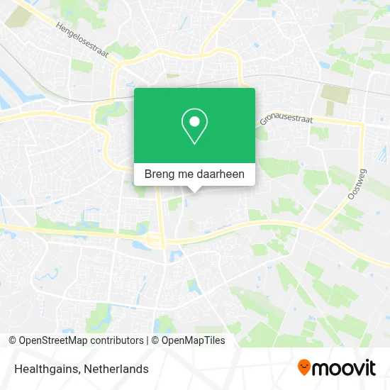 Healthgains kaart