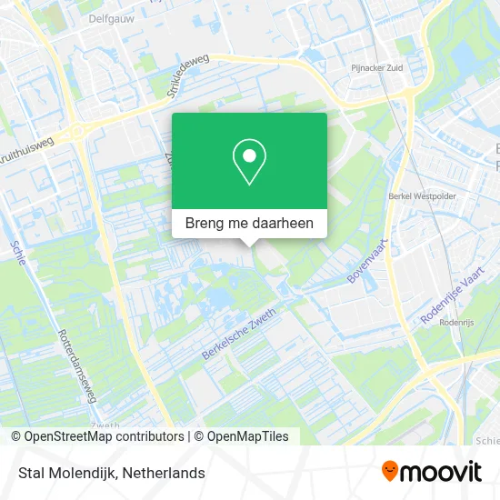 Stal Molendijk kaart