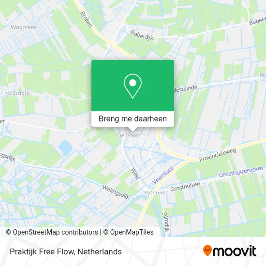 Praktijk Free Flow kaart